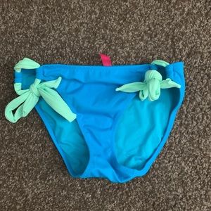 VS Blue/Green Tie Bathing Suit Bottom, S